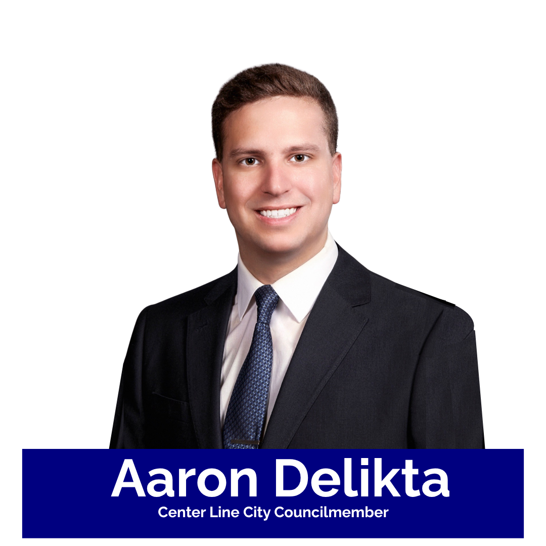 Image of Aaron Delikta.  Center Line City Councilmember.