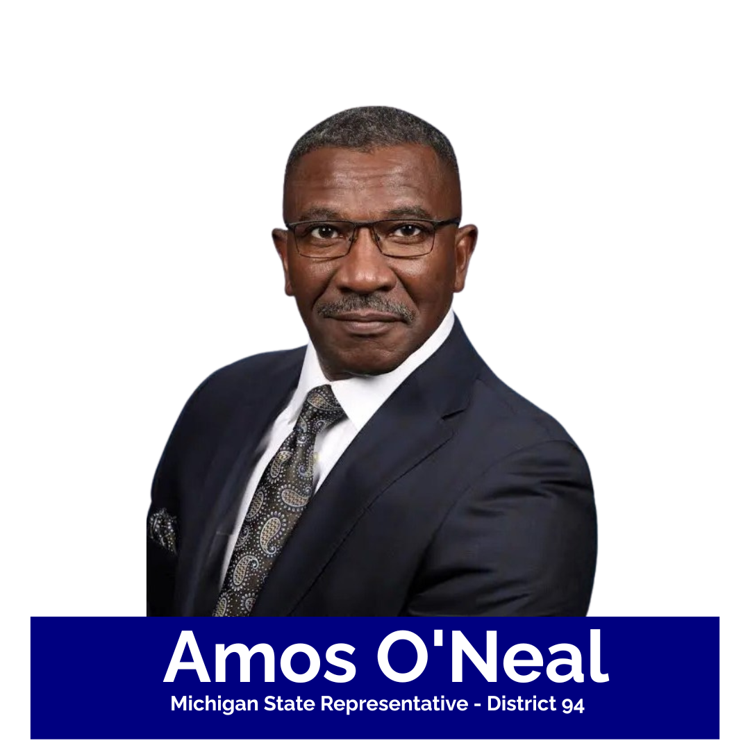 Image of Amos O'Neal.  Michigan State Representative - District 94